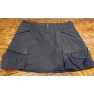ATHLETA Sweet Sport Women’s Grey Cargo Skirt 6